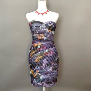 BCBGMaxAzria Kameron strapless mini bodycon dress